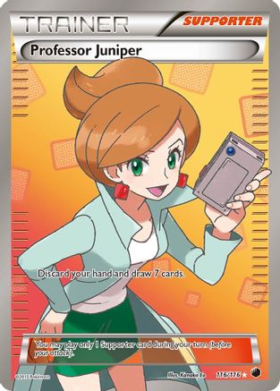 Professor Juniper (Full Art) (116) Holofoil - Plasma Freeze