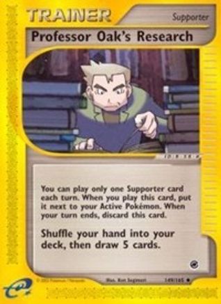 Professor Oak's Research (149) Reverse Holofoil - Expedition