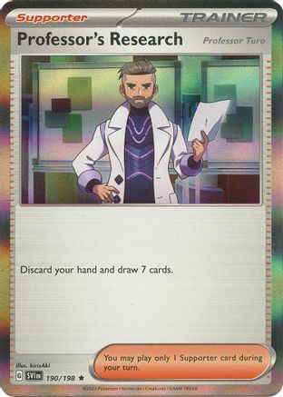 Professor's Research (190) Reverse Holofoil - Scarlet & Violet