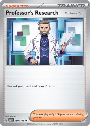 Professor's Research (Deck Exclusives) (190) - Scarlet & Violet