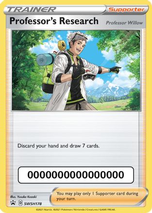 Professor's Research (with Pokemon Go Code) (SWSH178) - Black Star Promos