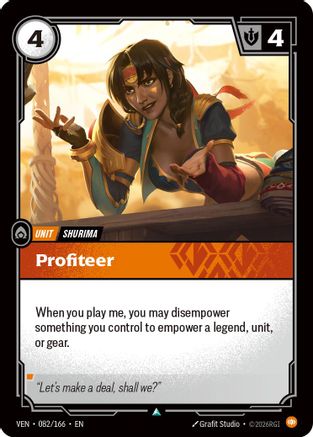 Profiteer (082) Foil - Vendetta