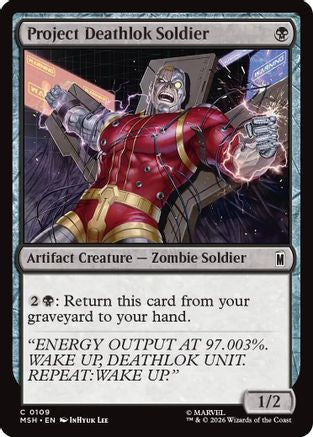 Project Deathlok Soldier (109) - Marvel Super Heroes