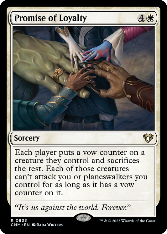 Promise of Loyalty (833) - Commander Masters