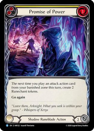Promise of Power (IAR122) Rainbow Foil - Usurp the Shadow Throne