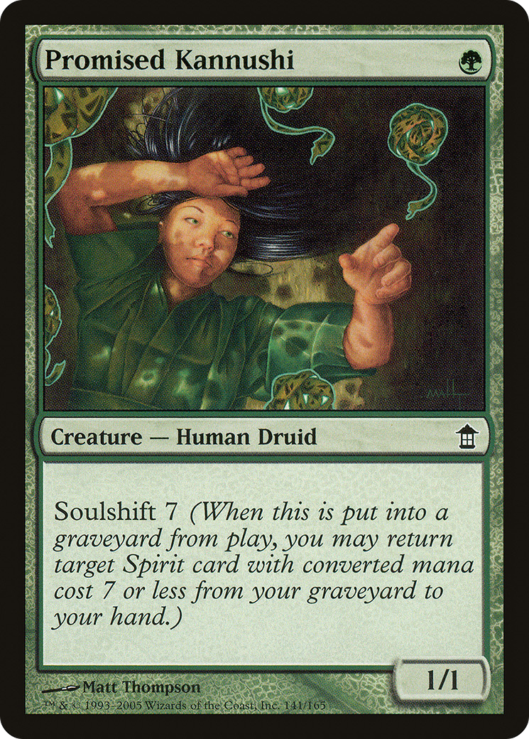 Promised Kannushi (141) - Saviors of Kamigawa