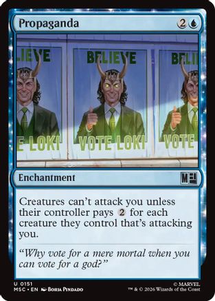 Propaganda (151) Surge Foil - Commander: Marvel Super Heroes