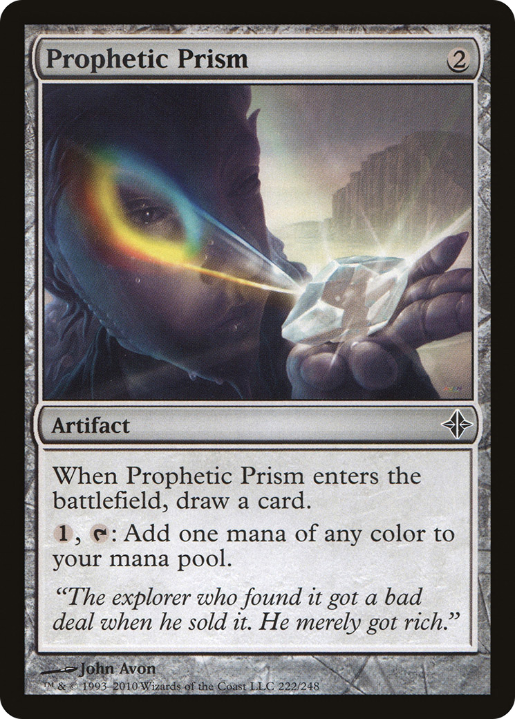 Prophetic Prism (222) Foil - Rise of the Eldrazi