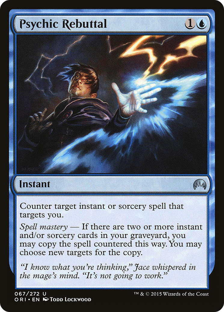Psychic Rebuttal (067) Foil - Magic Origins