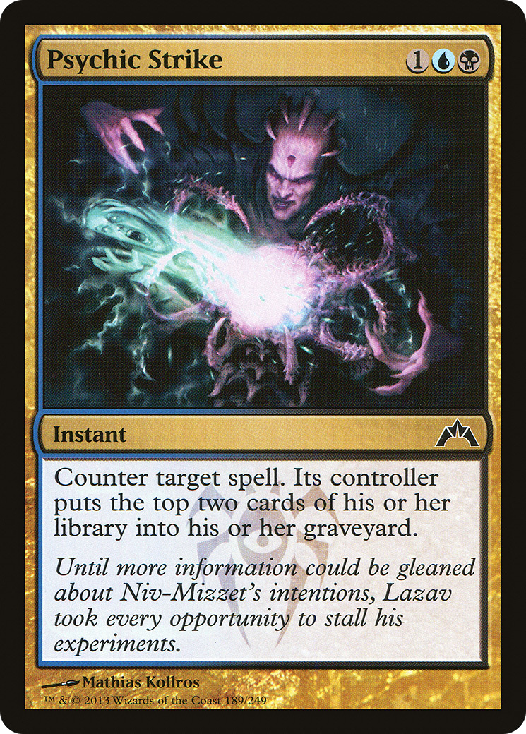 Psychic Strike (189) Foil - Gatecrash