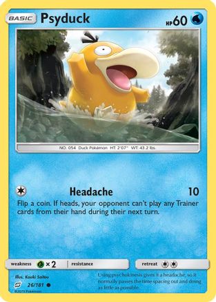 Psyduck (26) Reverse Holofoil - Team Up