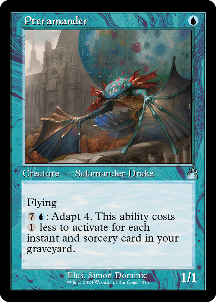 Pteramander (Retro) (317) Foil - Ravnica Remastered
