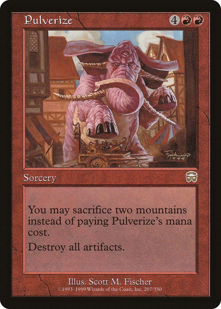 Pulverize (207) Foil - Mercadian Masques