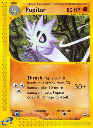 Pupitar (56) Reverse Holofoil - Aquapolis