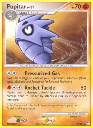 Pupitar (59) Reverse Holofoil - Mysterious Treasures