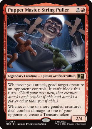 Puppet Master, String Puller (059) Surge Foil - Commander: Marvel Super Heroes