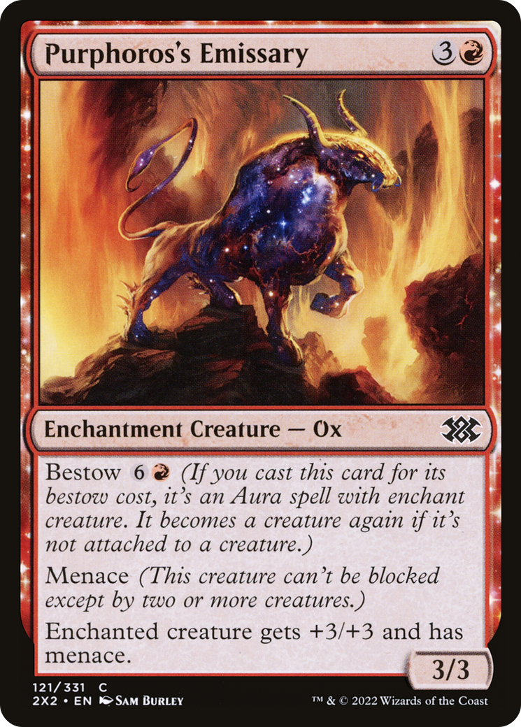Purphoros's Emissary (121) Foil - Double Masters 2022