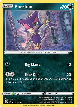 Purrloin (39) Reverse Holofoil - Champions Path