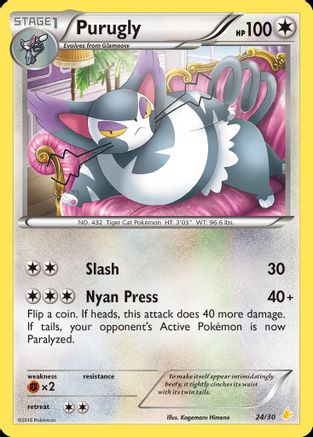 Purugly (24) - Trainer Kit: Pikachu Libre & Suicune