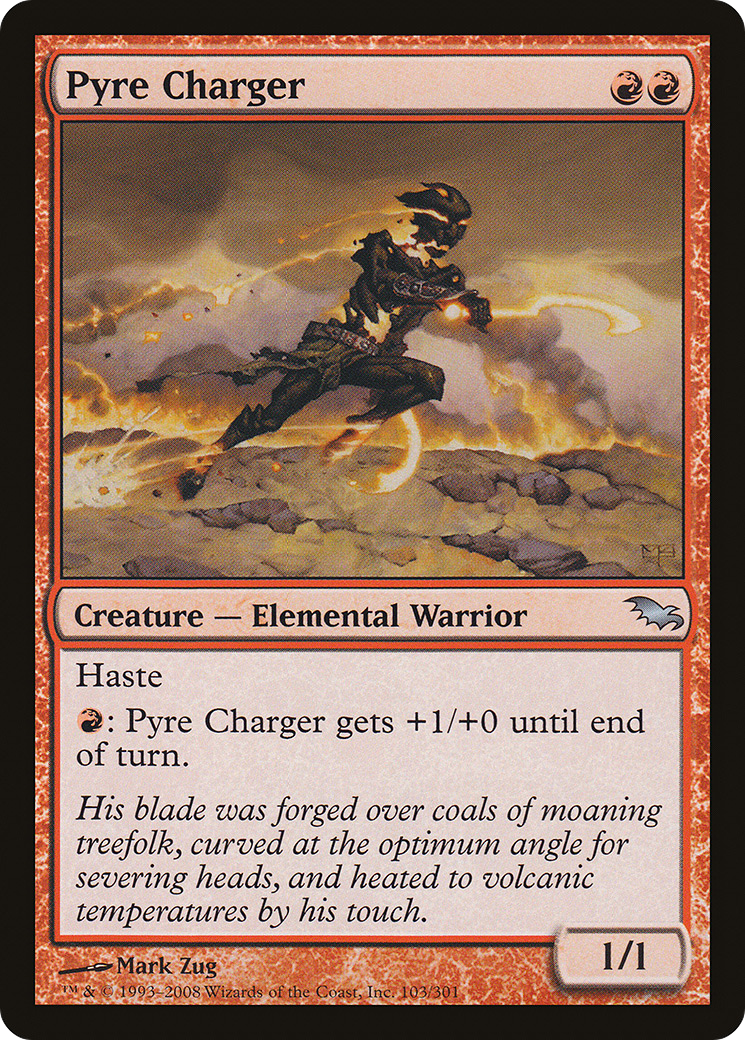 Pyre Charger (103) Foil - Shadowmoor
