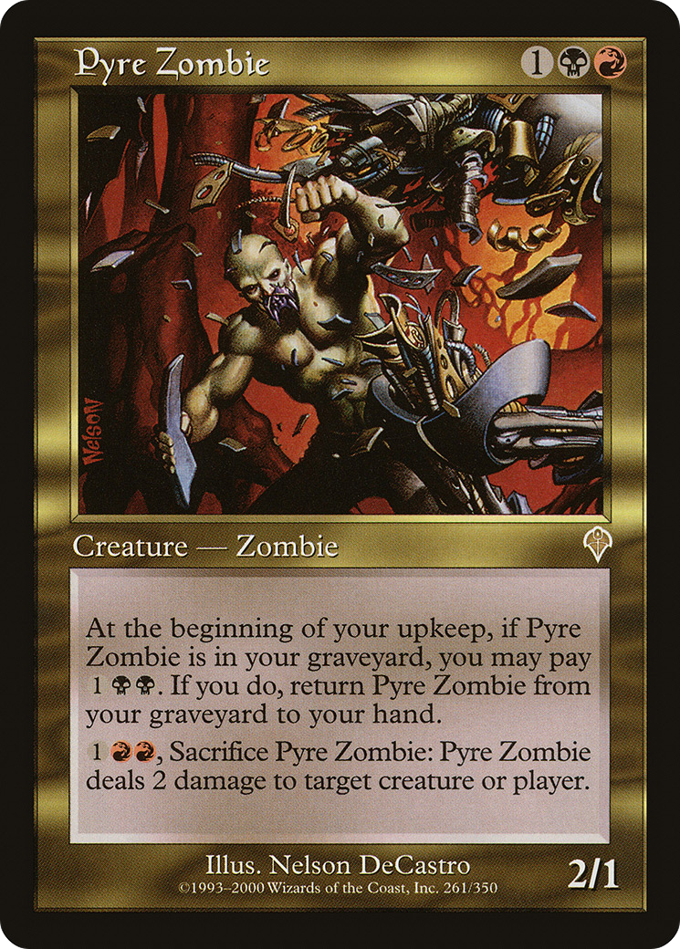 Pyre Zombie (261) Foil - Invasion