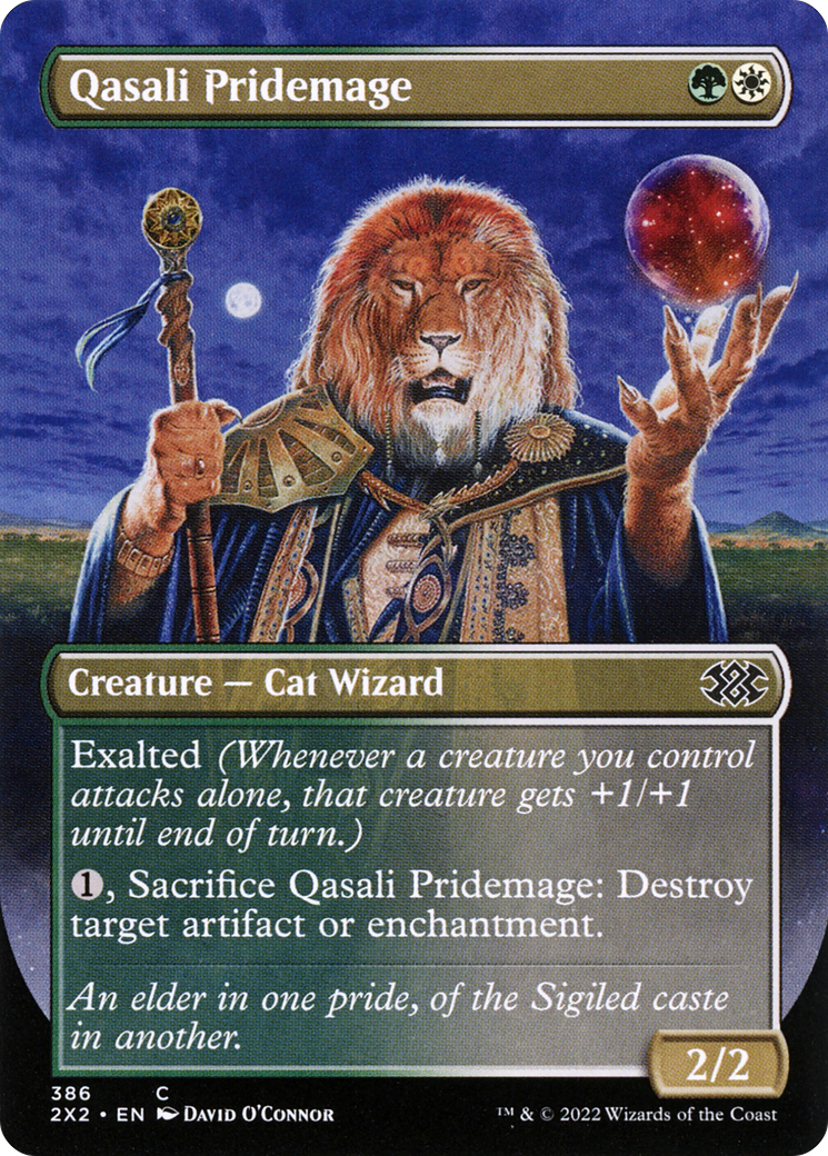 Qasali Pridemage (Borderless) (386) Foil - Double Masters 2022