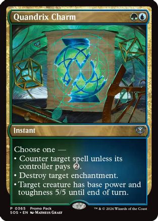 Quandrix Charm (Promo Pack) (365) Foil - Secrets of Strixhaven