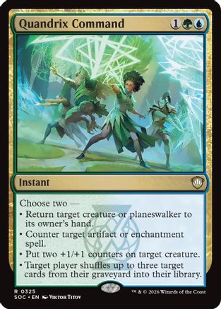 Quandrix Command (325) - Commander: Secrets of Strixhaven