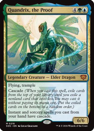 Quandrix, the Proof (218) Foil - Secrets of Strixhaven