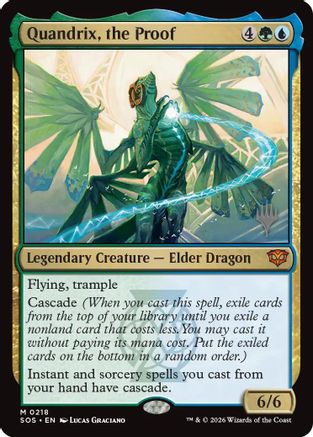 Quandrix, the Proof (Promo Pack) (218) Foil - Secrets of Strixhaven