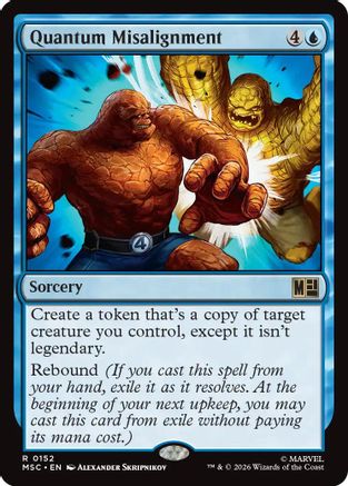 Quantum Misalignment (152) Surge Foil - Commander: Marvel Super Heroes