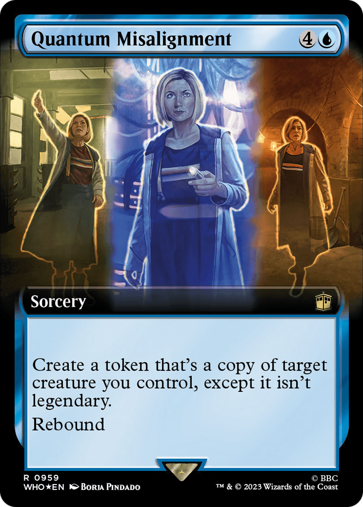 Quantum Misalignment (Extended Art) (959) Surge Foil - Doctor Who