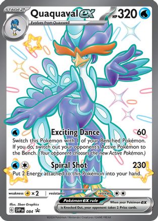 Quaquaval ex (84) Holofoil - Black Star Promos