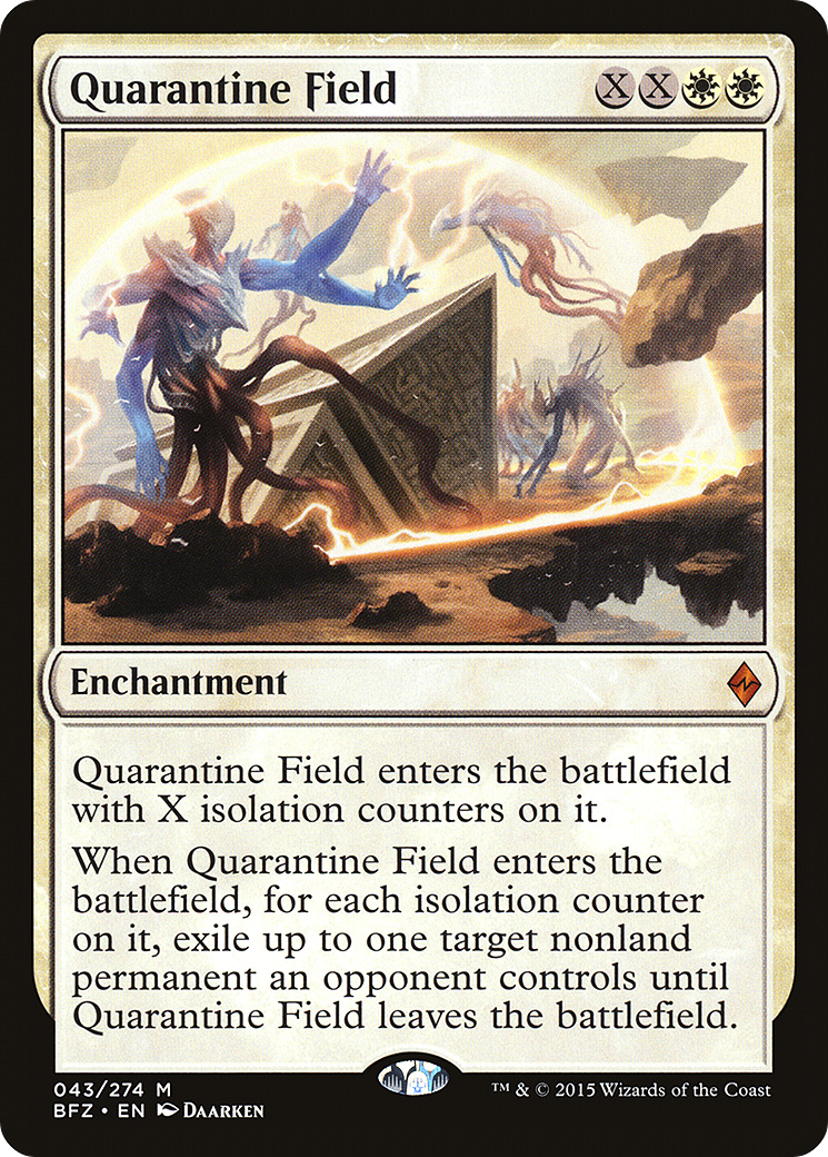 Quarantine Field (043) Foil - Battle for Zendikar