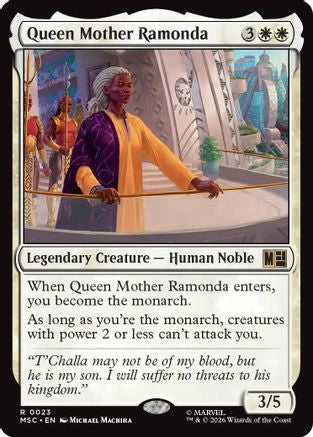 Queen Mother Ramonda (023) Surge Foil - Commander: Marvel Super Heroes