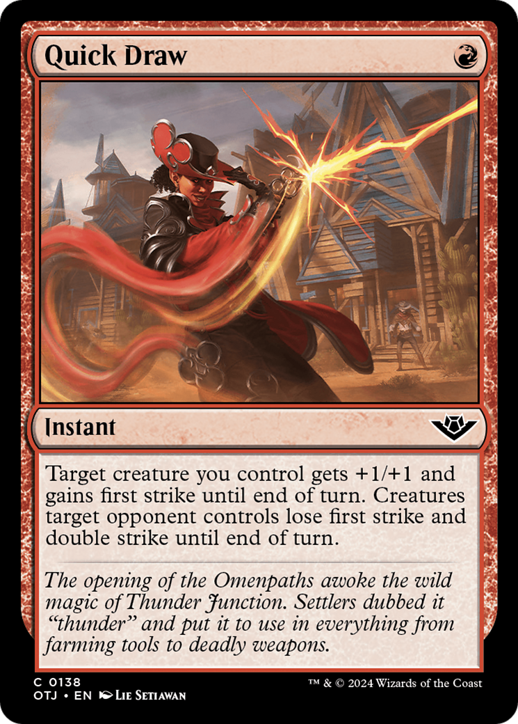 Quick Draw (138) - Outlaws of Thunder Junction Foil