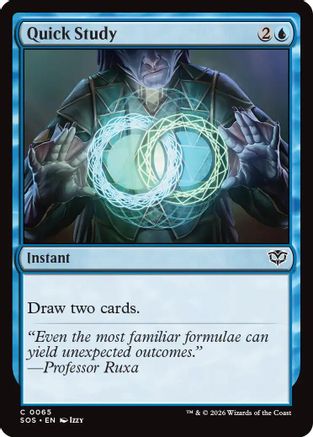 Quick Study (065) Foil - Secrets of Strixhaven
