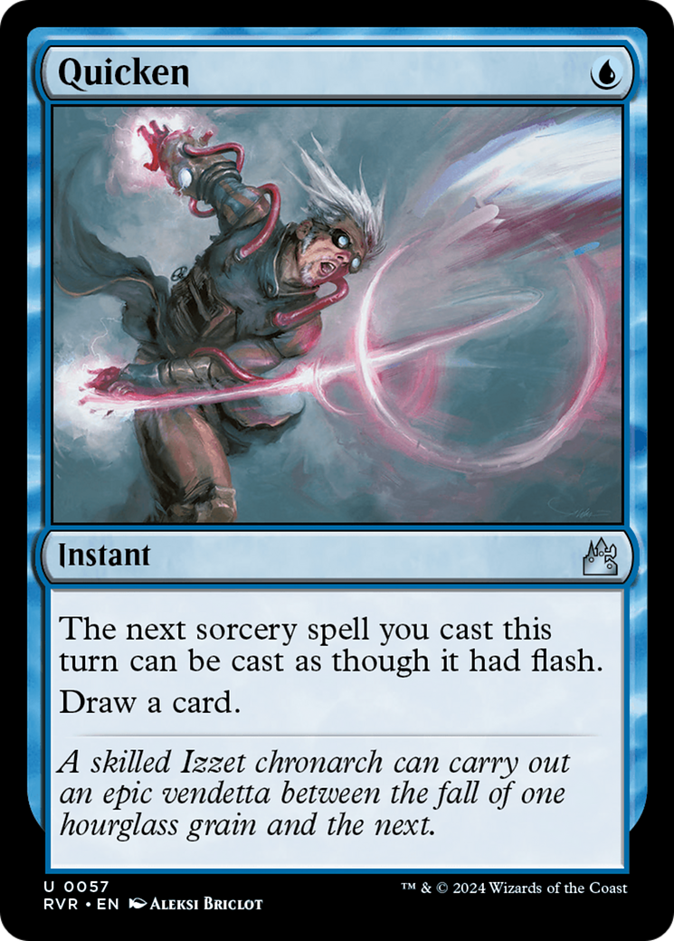 Quicken (057) Foil - Ravnica Remastered