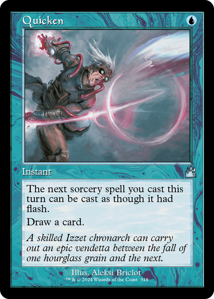 Quicken (Retro) (318) Foil - Ravnica Remastered