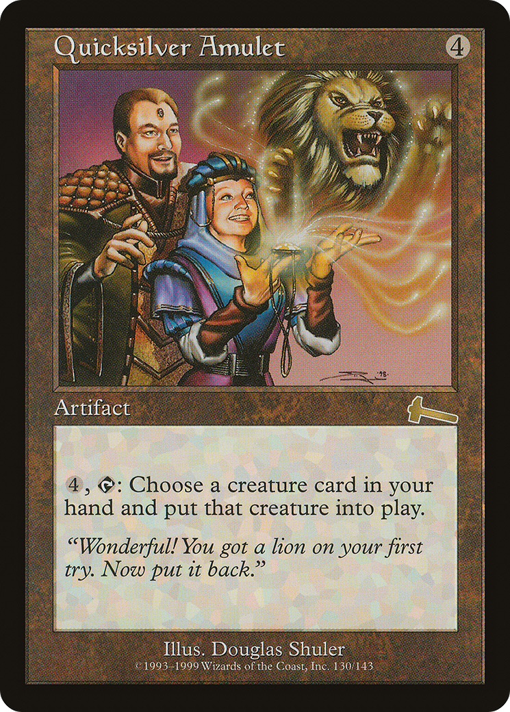 Quicksilver Amulet (130) Foil - Urza's Legacy