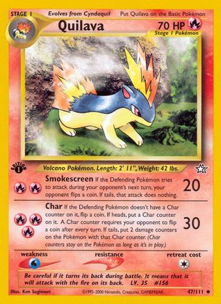 Quilava (47) (1st Edition) - Neo Genesis