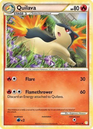 Quilava (49) Reverse Holofoil - HeartGold & SoulSilver