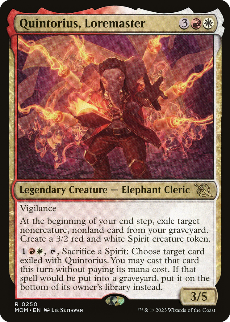 Quintorius, Loremaster (250) - March of the Machine Foil