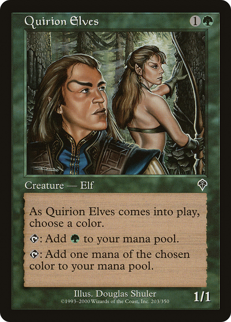 Quirion Elves (203) Foil - Invasion