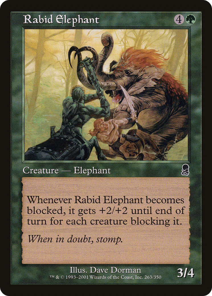 Rabid Elephant (263) Foil - Odyssey