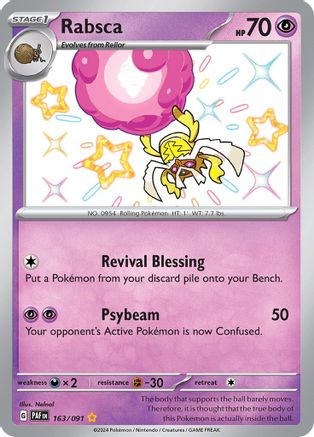 Rabsca (163) Holofoil - Paldean Fates