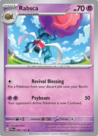 Rabsca (99) Holofoil - Paldea Evolved