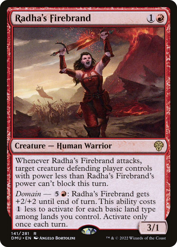 Radha's Firebrand (141) - Dominaria United Foil