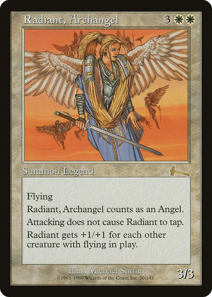 Radiant, Archangel (020) - Urza's Legacy