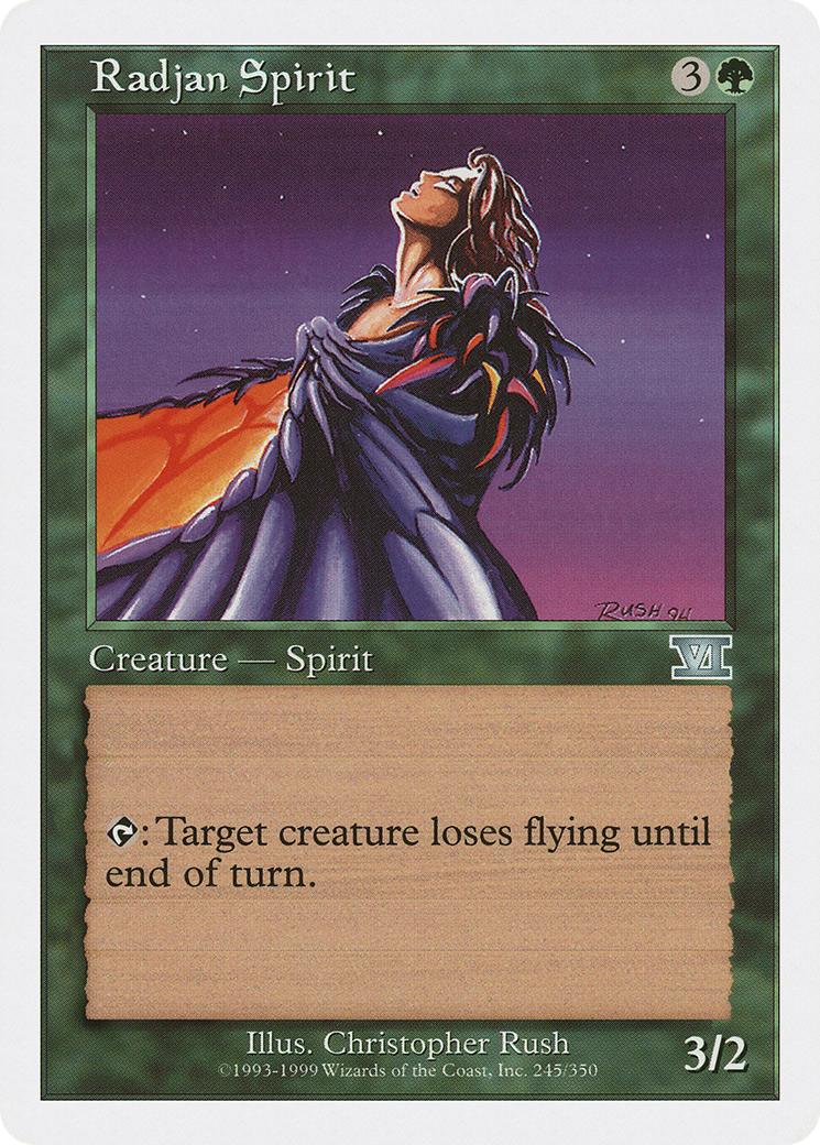 Radjan Spirit (245) - Classic Sixth Edition